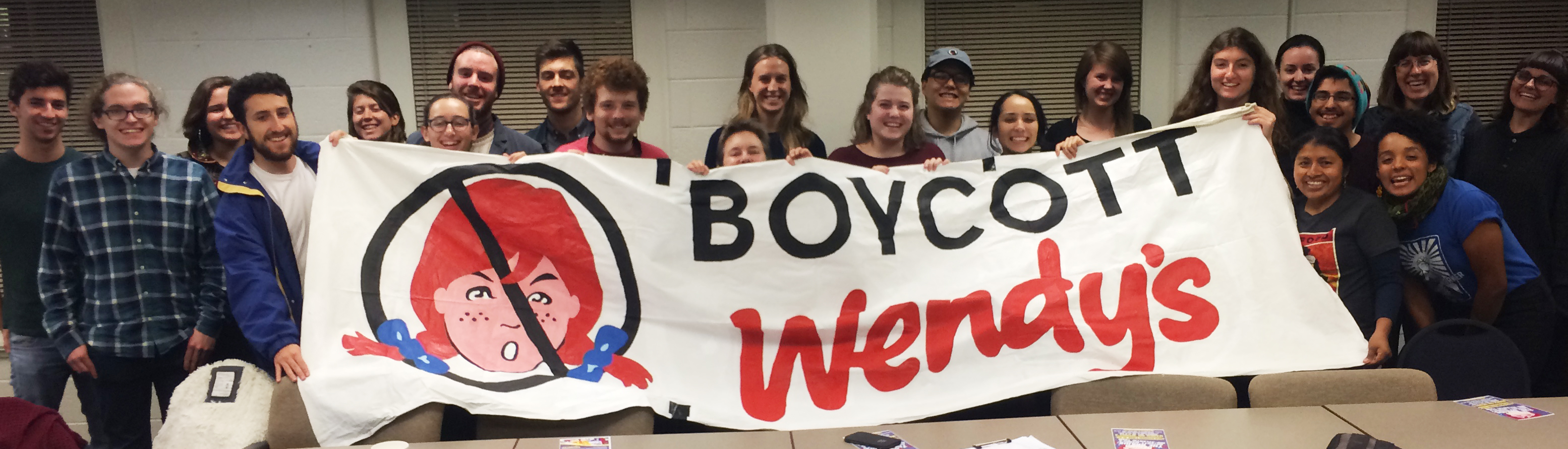 Students at UPenn proudly take up the Fair Food banner