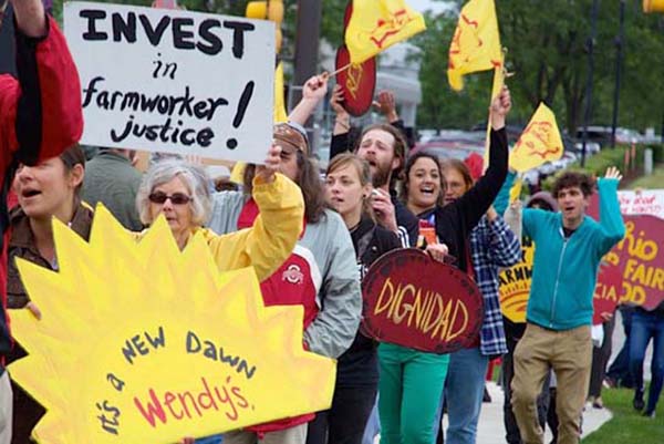Consumers marching on Wendy's 2015 shareholder meeting